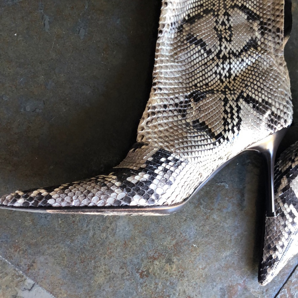 Snake Skin Boots